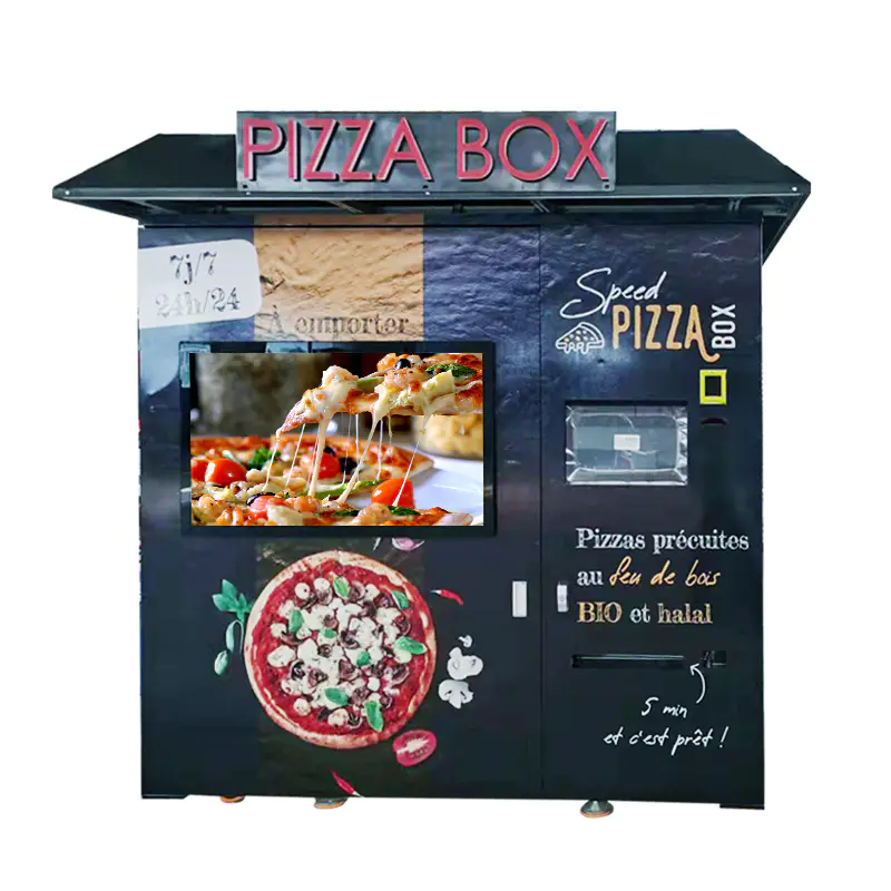 Used PA-C6-B Pizza Vending Machine — High-Tech Self-Service Fresh Pizza Used PA-C6-B Pizza Vending Machine — High-Tech Self-Service Fresh Pizza