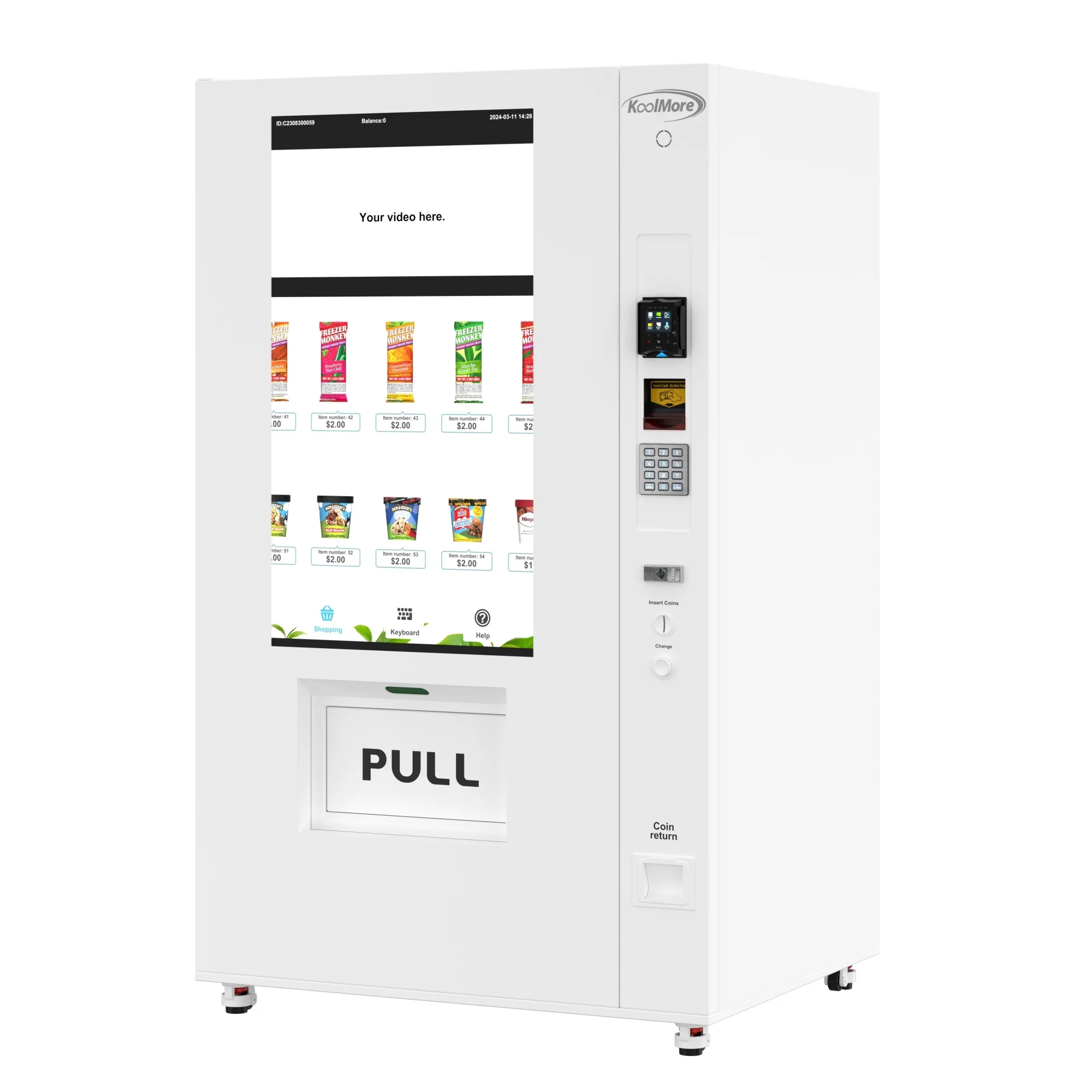Titan Series 45 Smart Ice Cream Vending Machine Titan Series 45 Smart Ice Cream Vending Machine