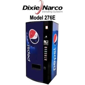 Refurbished Dixie Narco 276E Beverage Vending Machine — Slim Footprint, High-Capacity Drinks