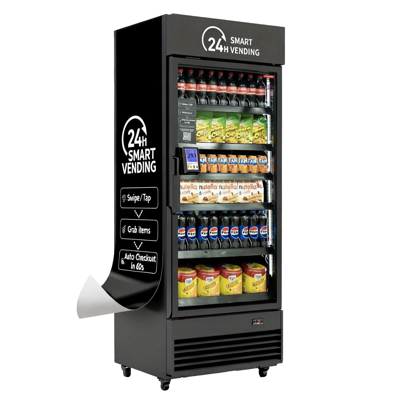 Custom Magnetic Sticker for Vending Machines Custom Magnetic Sticker for Vending Machines