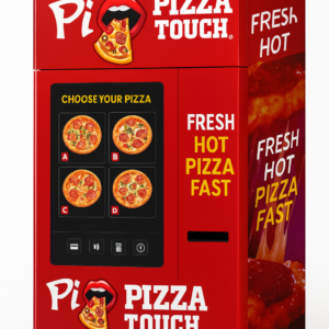 Pi Pizza Touch Automated Pizza Vending Machine — Hot 9.5-inch Pizza in 3 Minutes (ETL + NSF)