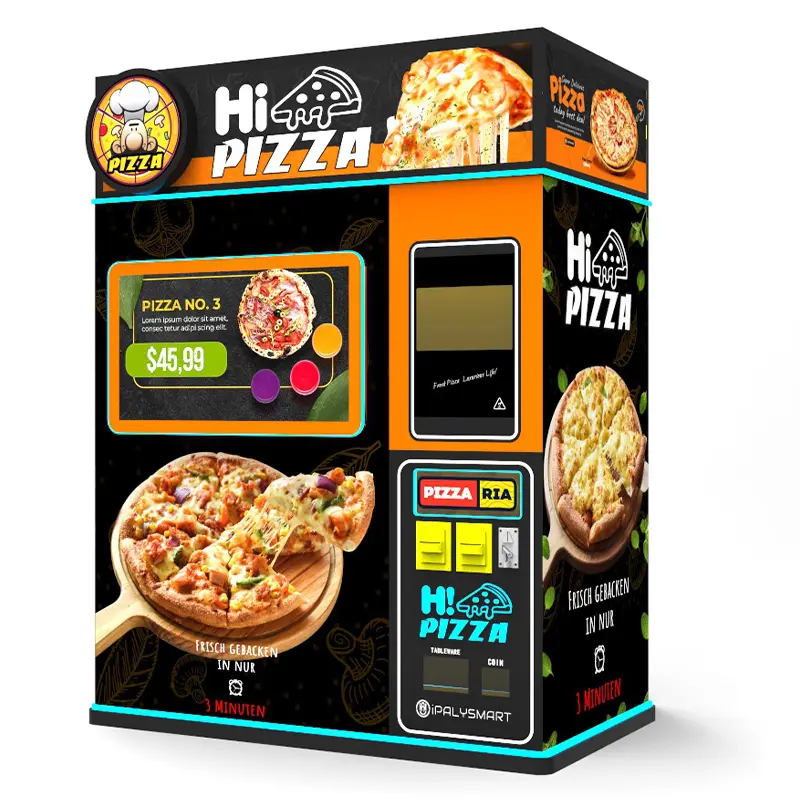 Used Self-Service Pizza Machine — Fast, Automated Pizza On Demand Used Self-Service Pizza Machine — Fast, Automated Pizza On Demand