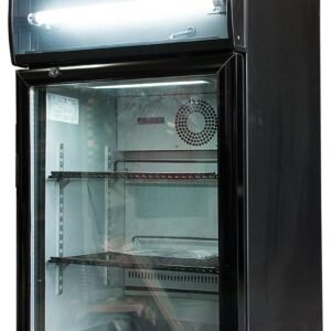 Used IDW G5C Countertop Refrigerator — Glass Door Display Cooler, 2 Shelves