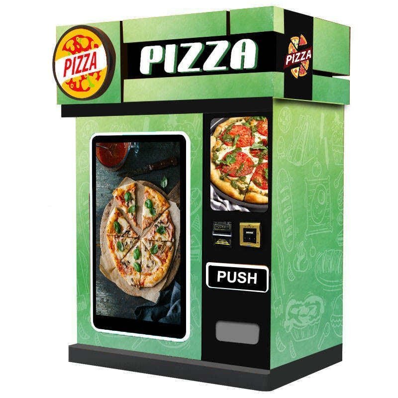 Used Smart Beverage Pizza Vending Machine — Hot Pizza + Cold Drinks in One AI Unit Used Smart Beverage Pizza Vending Machine — Hot Pizza + Cold Drinks in One AI Unit