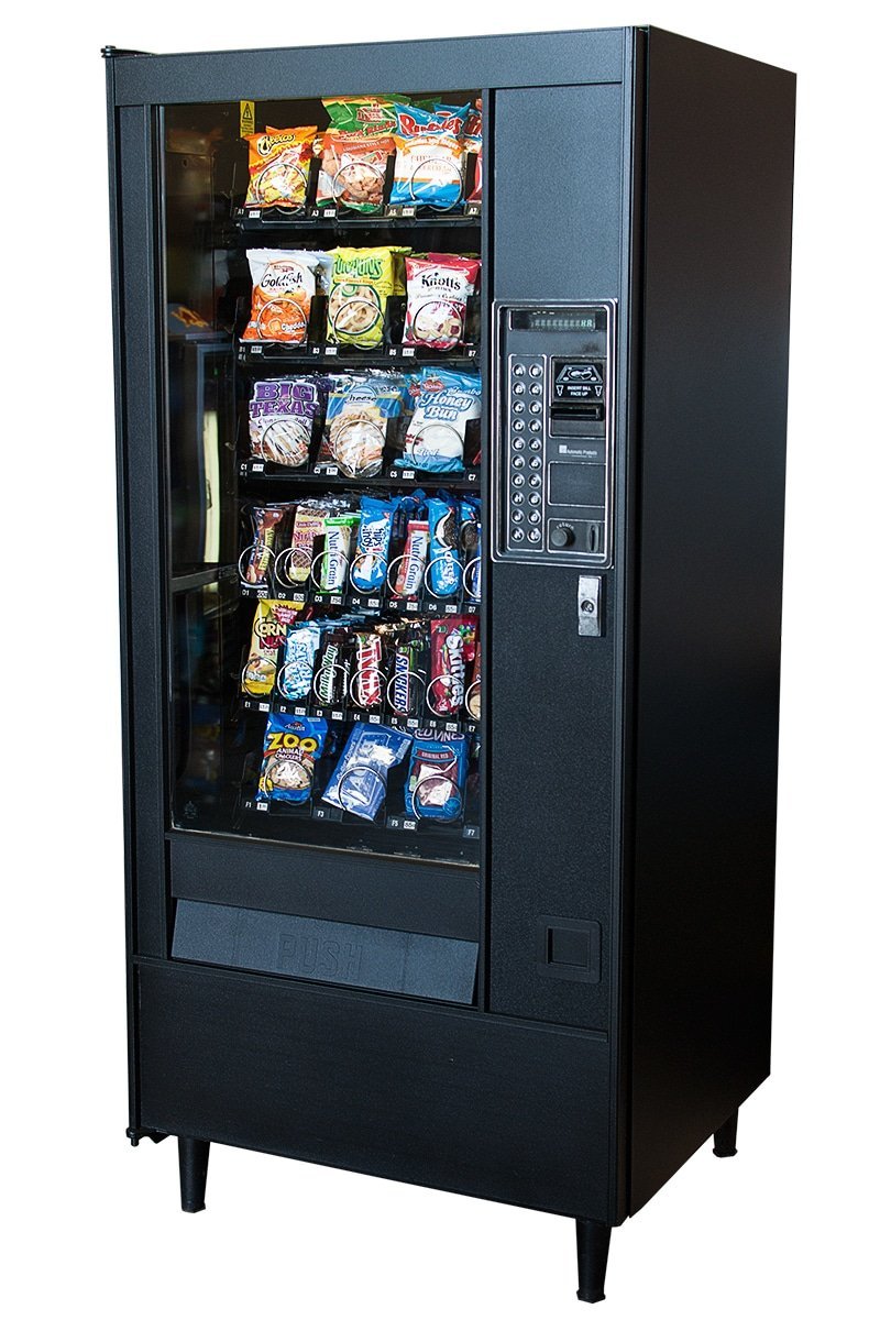 Refurbished Automatic Products AP 112 Snack Vending Machine — 4-Wide, Up to 56 Selections Refurbished Automatic Products AP 112 Snack Vending Machine — 4-Wide, Up to 56 Selections