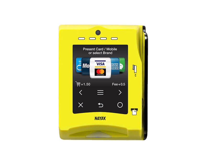 New Nayax VPOS Touch 4G Yellow Cashless Card Reader New Nayax VPOS Touch 4G Yellow Cashless Card Reader