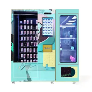Celebrity Merch Vending Machine with Conveyor Display