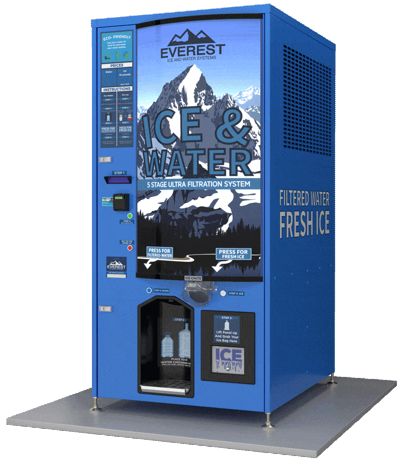 Used Ice and Water Vending Machine Used Ice and Water Vending Machine