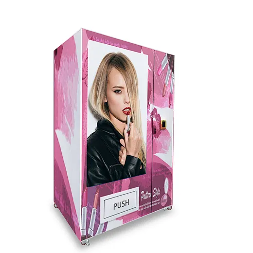 Custom Lipstick and Beauty Vending Machine 55-Inch Touchscreen Custom Lipstick and Beauty Vending Machine 55-Inch Touchscreen