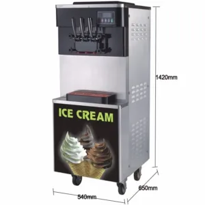 Used Soft Serve Ice Cream Maker Vending Machine — Smart LCD, Food-Grade Steel