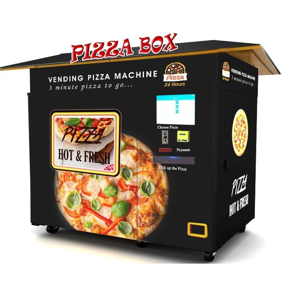 Used Pizza Vending Machine — Fully Automatic Fresh Pizza On Demand Used Pizza Vending Machine — Fully Automatic Fresh Pizza On Demand