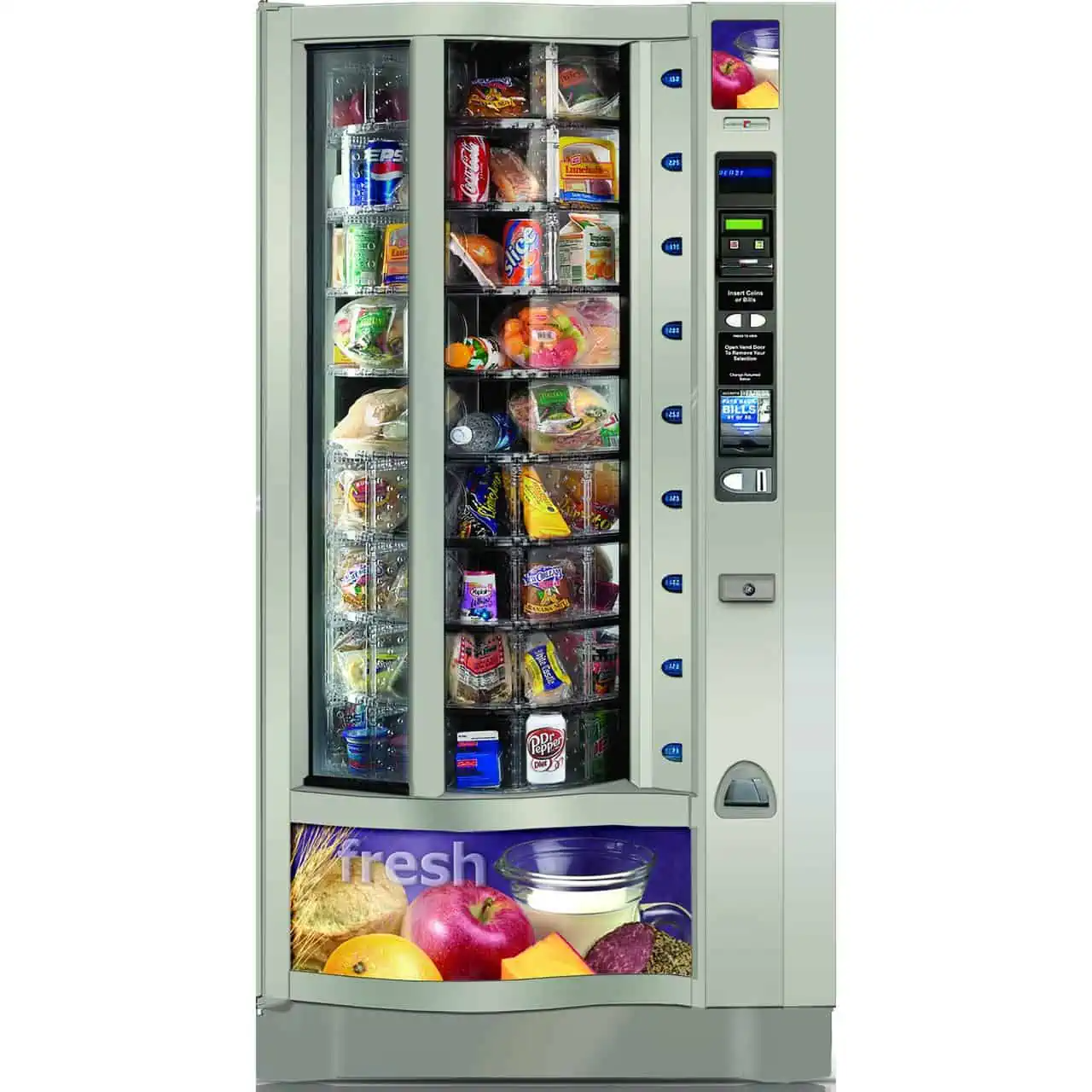 Used Crane Shoppertron Rotating Food Vending Machine Used Crane Shoppertron Rotating Food Vending Machine