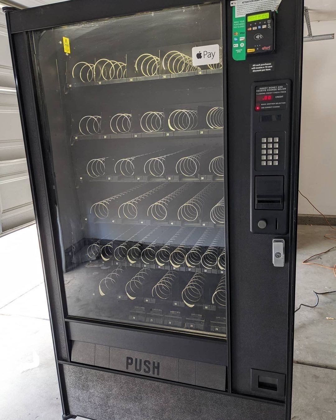 Used AP Studio 3 Snack Machine with Card Reader Used AP Studio 3 Snack Machine with Card Reader