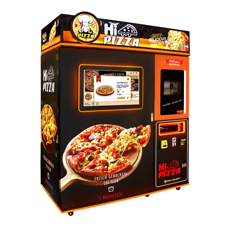 Used 24/7 Automatic Pizza Vending Machine — Hot, Fresh Pizza Anytime Used 24/7 Automatic Pizza Vending Machine — Hot, Fresh Pizza Anytime