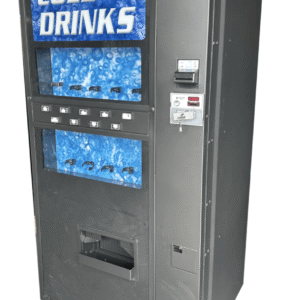 Refurbished Dixie Narco 501E Live Display Beverage Vending Machine — 9 Selections, 501 Cans