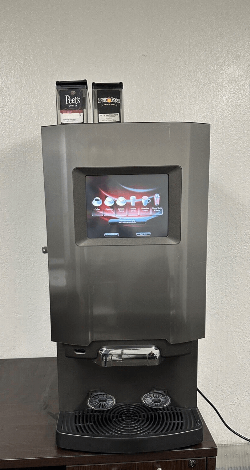 Used De Jong Duke Virtu Bean to Cup Coffee Maker — 10.4-inch Touchscreen, 2 Grinders Used De Jong Duke Virtu Bean to Cup Coffee Maker — 10.4-inch Touchscreen, 2 Grinders