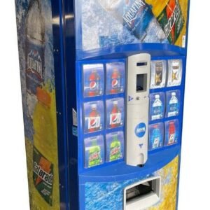 Used Dixie Narco 600E HVV Beverage Vending Machine — 9 Selections, 600 Cans