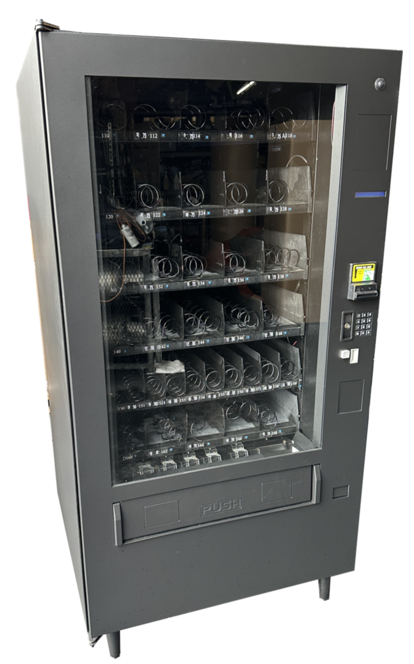 Refurbished Crane National 167 Snack Machine, 5-Wide Refurbished Crane National 167 Snack Machine, 5-Wide