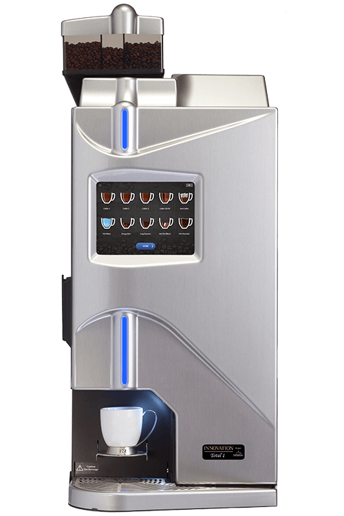 Used Cafection Innovation Total 1 Bean-to-Cup Coffee Machine — 10.4″ Touchscreen, 3 Hoppers Used Cafection Innovation Total 1 Bean-to-Cup Coffee Machine — 10.4″ Touchscreen, 3 Hoppers