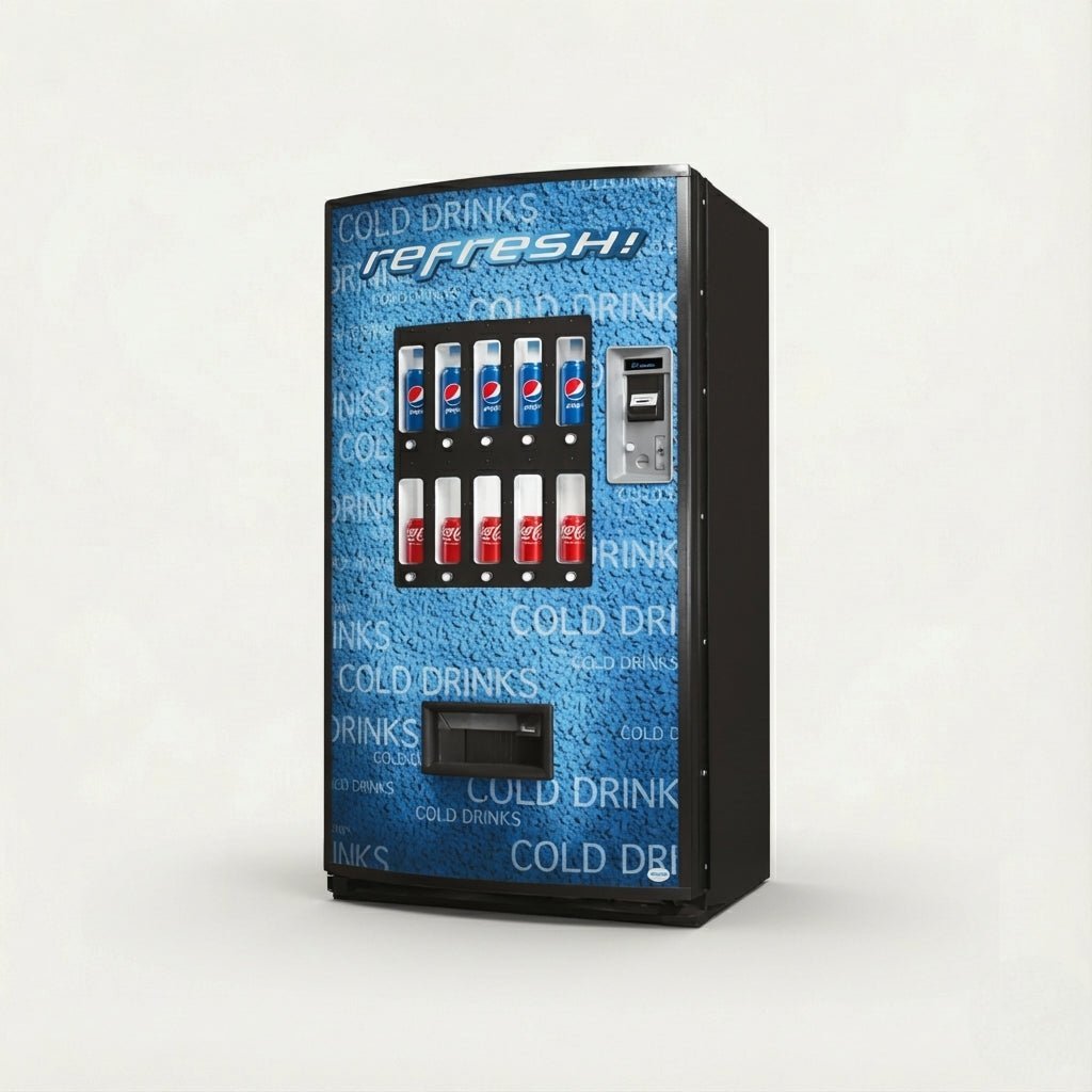 Used Vendo 721 V21 Refresh Bottle and Can Vending Machine